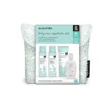Suavinex Pack Neceser Tela Baby Care Essentials Azul + 4 Productos