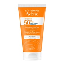 Avene Sunscreen Parfumefri Cream Spf 50 + Tube 50 Ml