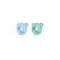 Avent Chupete Soothie Todo Silicona Azul-Verde 0-3 Meses