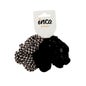 Inca Arrrguated Ponytail Holders Different Textures 3uds