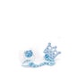 Cofarbaby Chain and Blue Silicone Soother 0-6 1 Unit