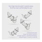 Crushious Set Anillos Triple Bead Super Stretchy Clear 3uds