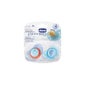 Chicco® Chupete Physio Air Tetina Látex Azul 4 Meses + 2 uds