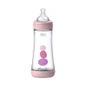 Chicco Perfect 5 Biberón Tetina de Silicona Rosa 4 M+ 300 ml