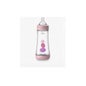 Chicco Perfect 5 Biberón Tetina de Silicona Rosa 4 M+ 300 ml