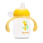 Baboo Vaso con Boquilla Silicona Safari Amarillo 6M 260ml 1ud