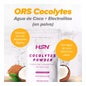 HSN ORS Cocolytes Agua de Coco + Electrolitos en Polvo Té Helado de Melocotón 150g