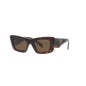 Prada Pr 13Zs 50 Gafas Sol Dark Brown & Tortoise 1ud