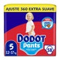 Dodot Pants Jumbo Bebé Seco Rojo Talla 5 12-17 Kg 58 uds