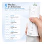 Irrigator do zębów przenośny Aquapik UltraCare Plus 8 końcówek 5 trybów 300 ml (Biały)