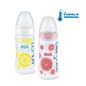 Nuk Silikon-Flasche erste Wahl + Früchte 0-6 Monate 300ml 1ud