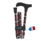 Składany Fayet Adjustable Aluminium Tartan Red 1ut