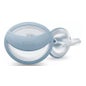 Nuk Chupetes Silicona Mommy Feel 0-9M Azul 2uds
