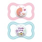Mam Soother Air Silicone 6+ Rosa 2 Units