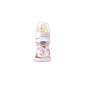 Chicco biberón cristal tetina ancha normal caucho +0M rosa 150ml 1ud