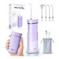 AquaPik Kit Mini Irrigatore Orale Portatile Viaggi Carica Usb Viola
