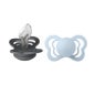 Bibs Supreme Bibs Soothers Size 2 Iron-Baby Blue 2 pieces