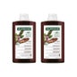 Klorane Champú Quinina y Edelweiss Bio 2x400ml