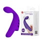 Pretty Love Gorgon Vibrador Dedo Recargable Morado 1ud