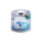 Chicco® Chupete Physio Silicona Anatómico 4 M+ Azul 2 uds