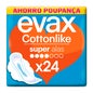 Evax Cottonlike Compresas Super Alas 24uds