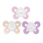 Chicco Chupete Silicona Physio Comfort Ni?A 6-16 M 2 U