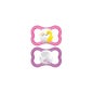 Mam Baby Soother Air Night Silicone Pink 6M 2uds