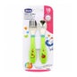 Chicco Pack Cubiertos Inox +18 M Verde