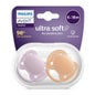 Philips Avent Chupete Ultra Soft 6-18m Rosa 2 uds
