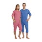 Hilft bei dynamischen Pyjamas Kurzarm-Farbe Lachs Größe L