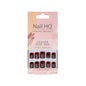 Nail HQ Square Uñas Postizas Deep Red 24uds