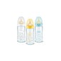 Nuk Babyflasche Latexsauger weiten Mund Kristall Größe 1 240ml
