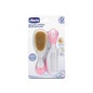 Chicco™ pink brush and comb 1 pack