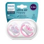Avent Pack Chupetes Ultra Air Happy 0-6 M Rosa 2 uds