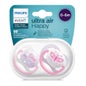 Avent Pack Chupetes Ultra Air Happy 0-6 M Rosa 2 uds
