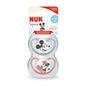 Nuk Chupete Silicona Space Mickey/Minnie 6-18M Infantil 2uds