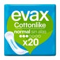 Evax Cottonlike normal pad without wings 20 uts
