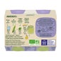 Blédina les Récoltes Bio Guisantes Espinaca Bulgur 2x200g