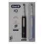 Oral-B Io3 Duo Matt Ice Cepillo Dental Eléctrico Azul Negro 2uds