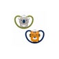Nuk Space Koala Tigre Chupete Silicona 0-6 M 2 uds