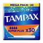 Tampax Tamponi con applicatore di cartone Suplerplus 30 pezzi