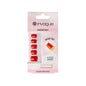 Invogue Coloured Nails Square Bright Red 24uds