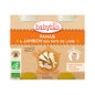 Babybio Menú Diario de 6 Meses Maceta Maceta Jamón 2 X200 gramos