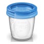 Avent Vasos de Almacenamiento con Tapa 10 X180 ml + Adaptadores 2 uds