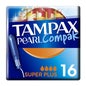 Tampax Pearl Compak Super Plus Tampons 16 pieces Tampax Pearl Compak Super Plus Tampons 16 pieces