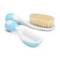 Chicco Pack Cepillo y Peine de Pelo Natural Azul 0m+
