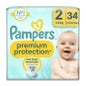 Pampers Premium Protection Pañales Talla2 4-8kg 34uds