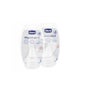 Chicco® Tetina Fisiológica Silicona Boca Ancha + 4 M 2 uds