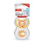 Nuk Space Chupete León Sol 6-18 Silicona 2 uds