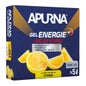 Apurna gel Energético Limón Cafeína 5 X35 g
